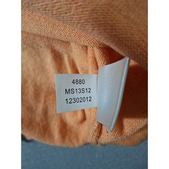 Peter Millar Crown Quarter Zip Sweater Men’s XL Orange Nectar Cashmere Blend - Picture 5 of 8